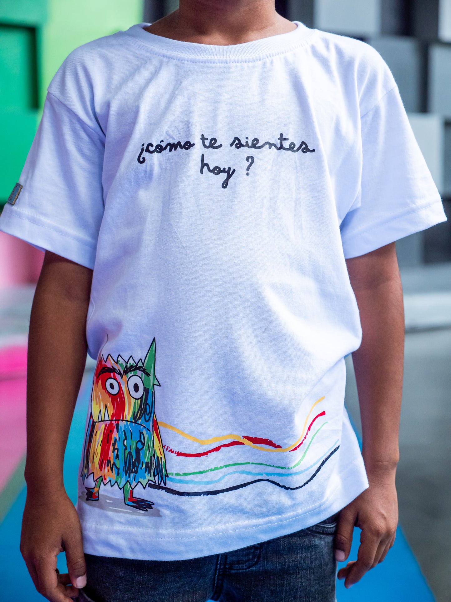 Camiseta Mounstro de Colores Niño